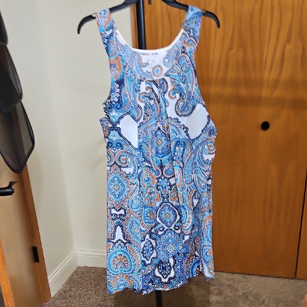 Signature by Robbie Bee Paisley Print Dress